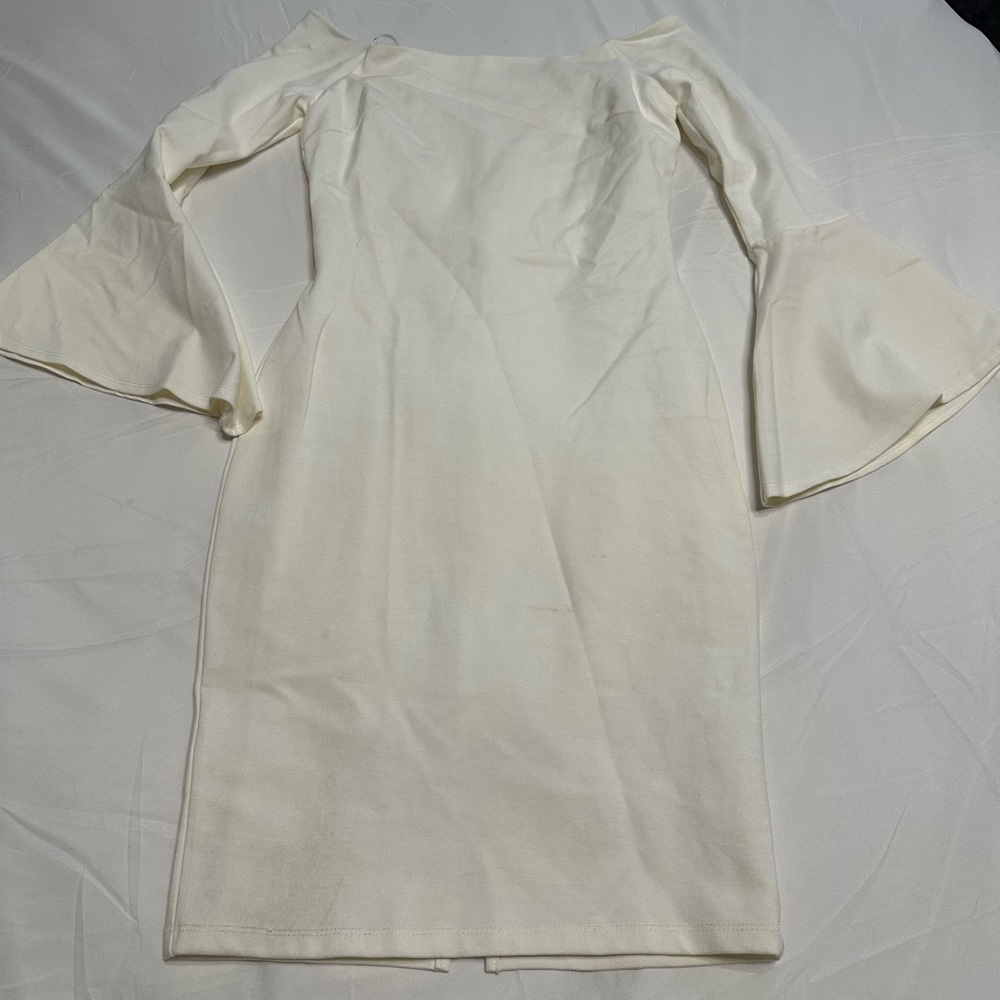 Brand lulus white cream dress